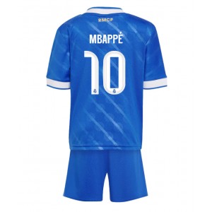 Fotbalové Dres Real Madrid Kylian Mbappe #10 Dětské Třetí Oblečení 2025-26 Krátký Rukáv (+ trenýrky)
